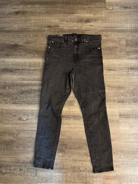 Gap Denim Women’s High Rise Faded Black/Gray Skinny Jeans